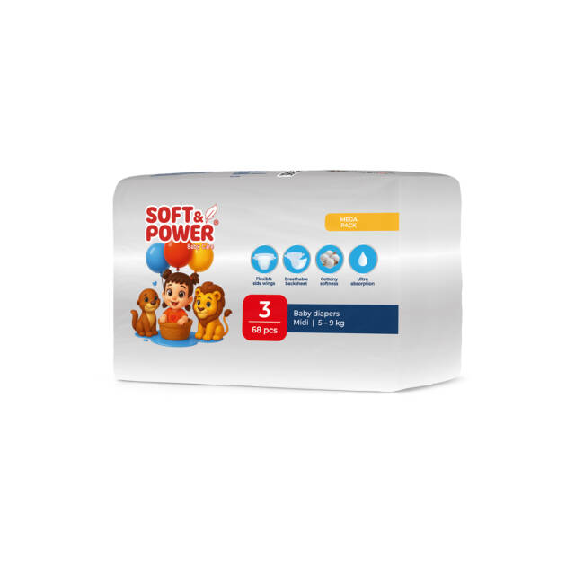 Baby Diapers Mega 3