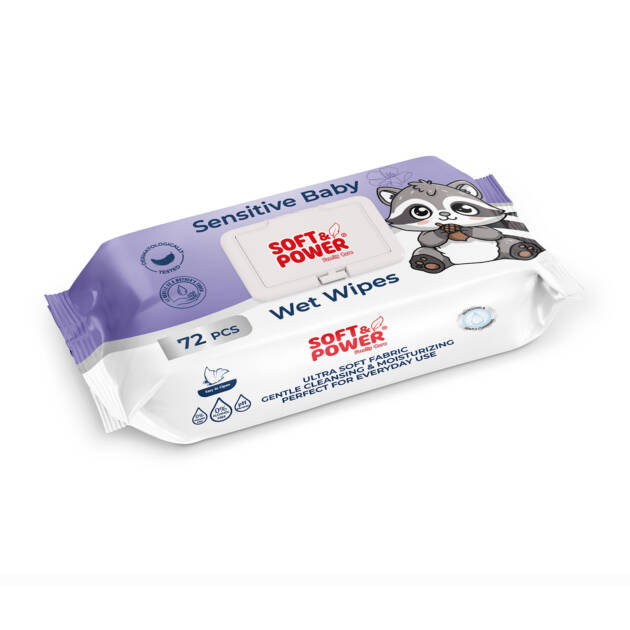Baby Wet Wipes 72 Pcs